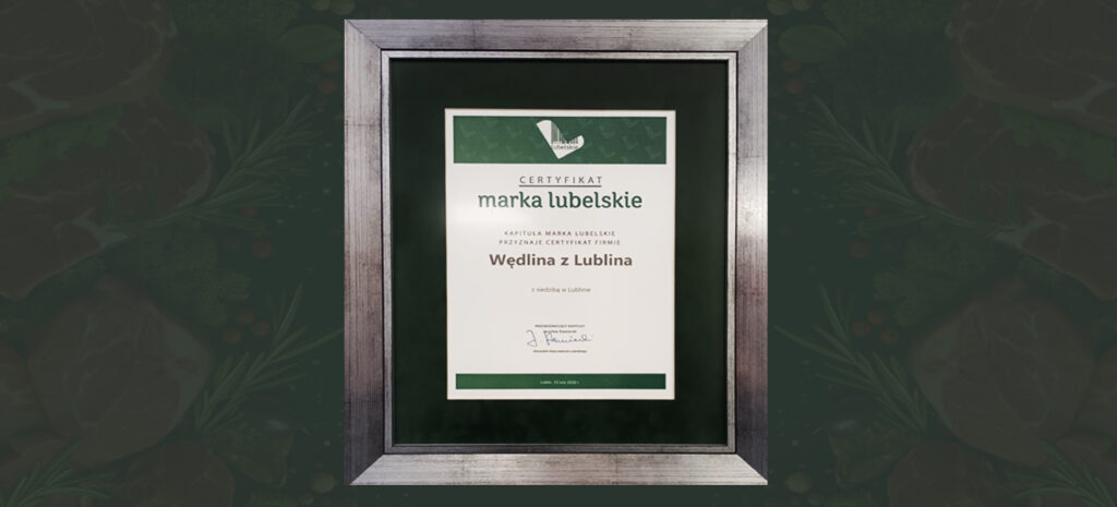 Certyfikat Marka Lubelskie