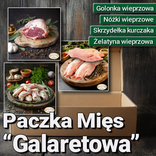 Mięsna Paczka Świeże Polskie Mięso na Galaretę Sklep Mięsny Online