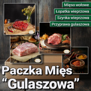 Mięsna Paczka na Gulasz Surowe Polskie Mięso Sklep