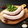Kiełbasa biała z indyka – delikatna kiełbasa drobiowa z bazylią i majerankiem